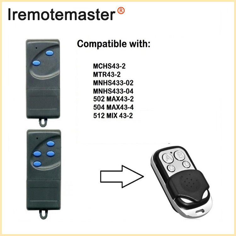 Ar gyfer 502 MAX43-2 / 504 MAX43-2 Gate Opener 433.92MHz